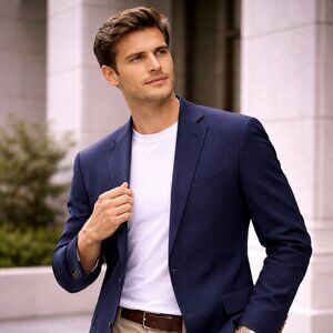 Cremieux Classics Navy Blazer – Size XL